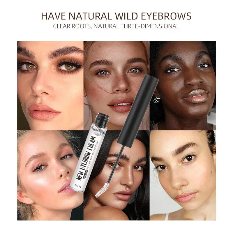 1pc Eyebrow Styling Gel Eyebrows Sculpt Soap Transparent Lasting Eyebrow Cream 3D Natural Eyebrows & Eyelash Styling Makeup HIP