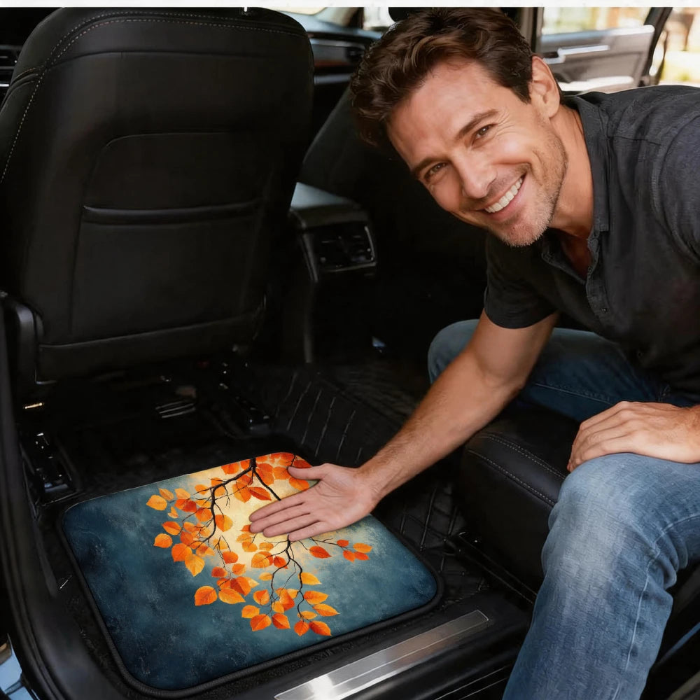 4-Piece Halloween Print Car Floor Mats – Universal SUV Fit Car Floor Mats HIP