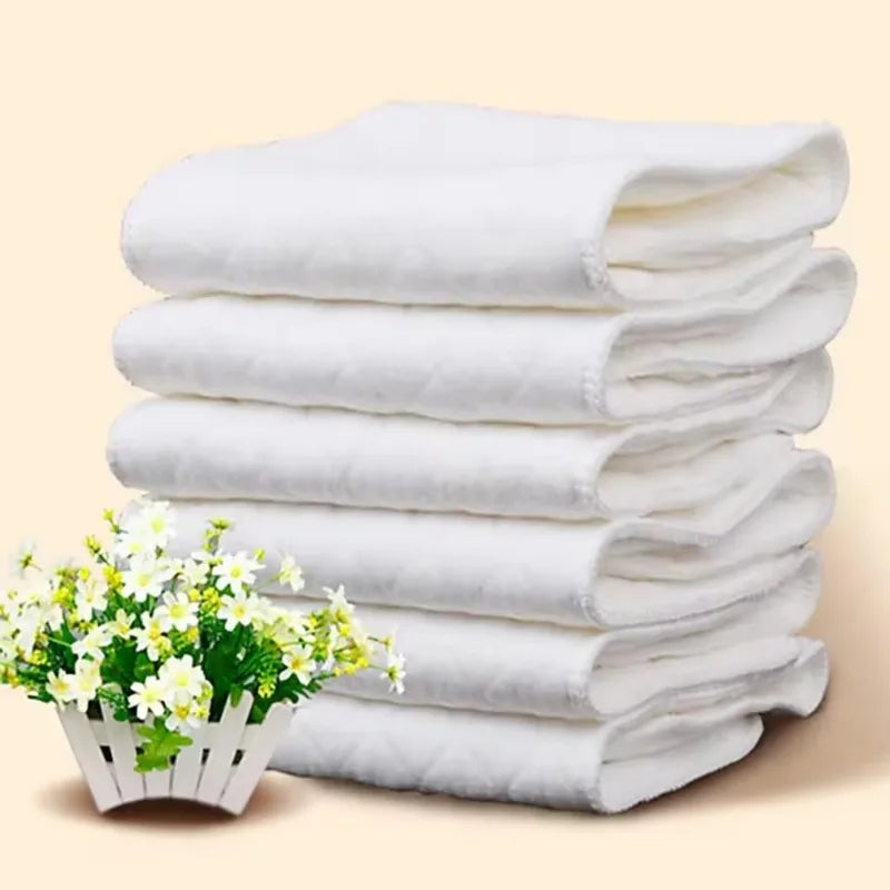 Washable Cotton Baby Diapers – Reusable 2/5 Pack Cloth Baby Diaper HIP