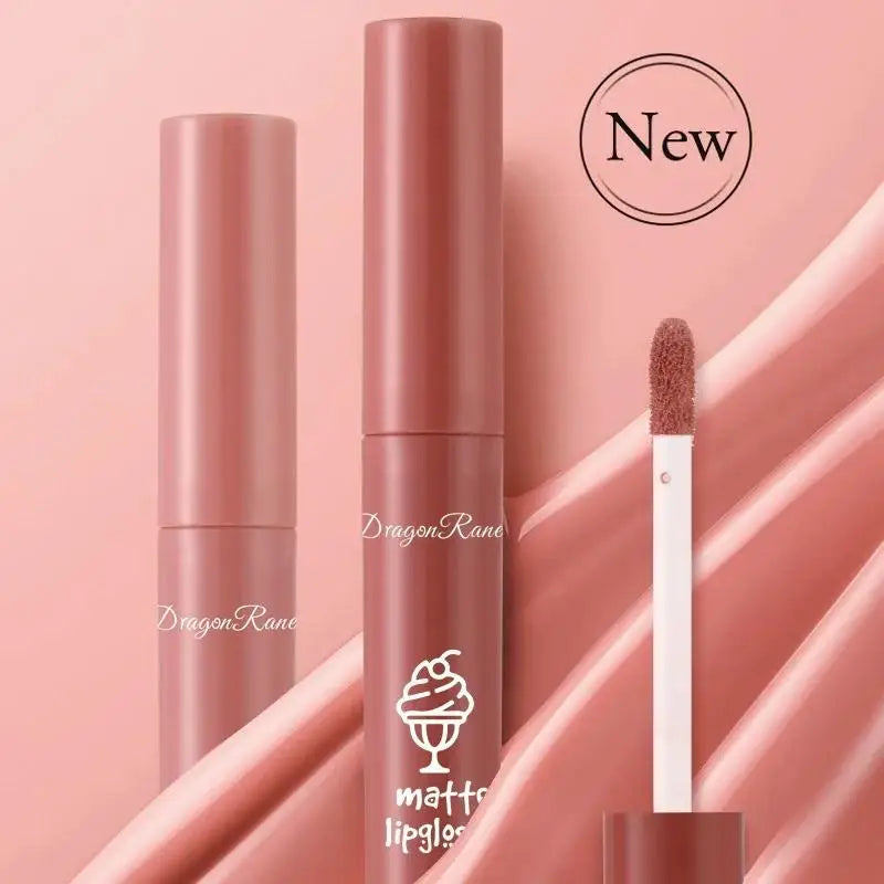 Dragon Ranee 6-Color Velvet Matte Lip Gloss Set | Long Lasting Matte Lip Gloss Set HIP