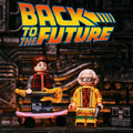 Bandai Back to the Future Marty McFly Assembly Action Figure Assembly Action Figure HIP 2 Pcs