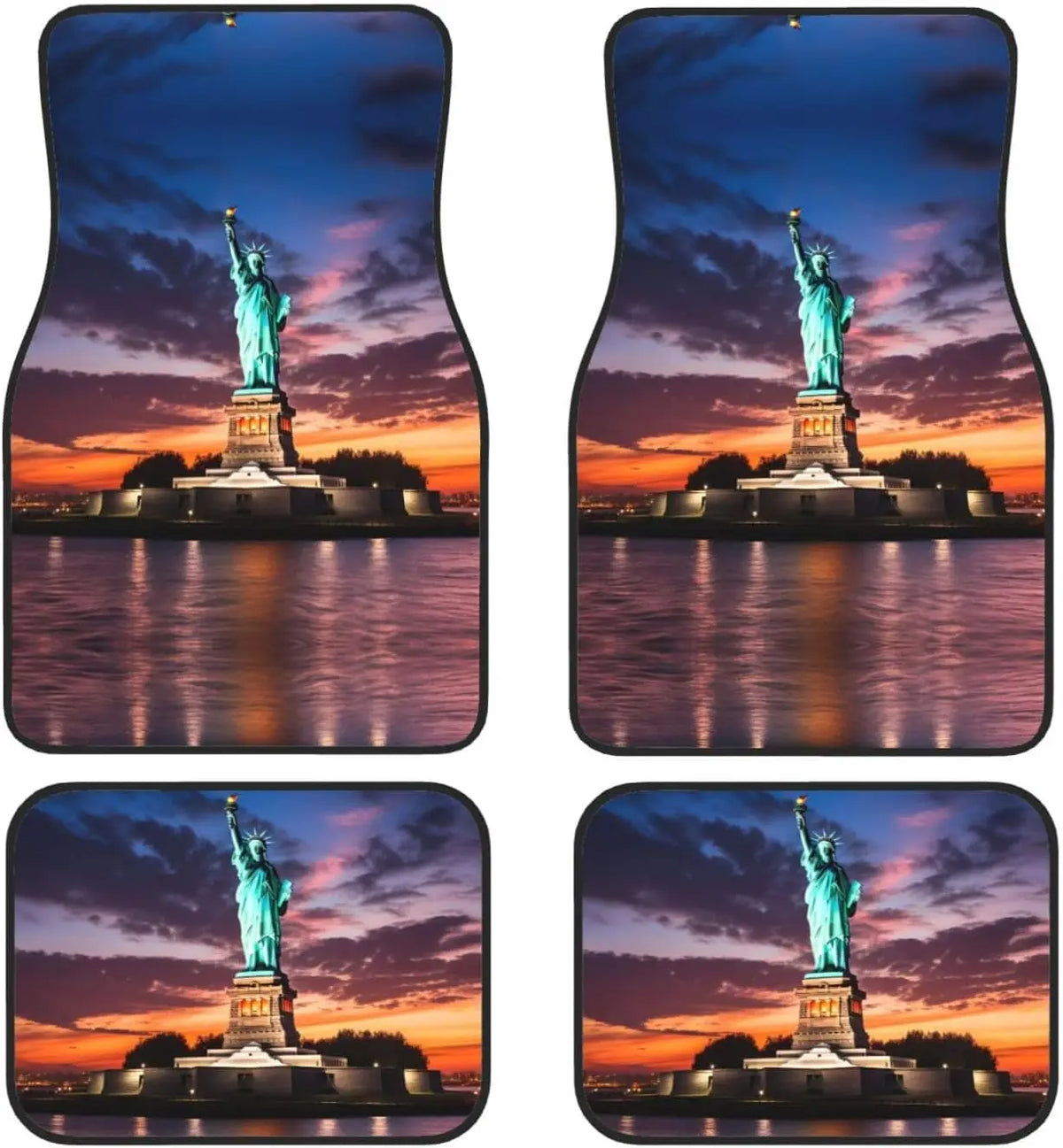 Statue of Liberty USA 4-Piece Car Floor Mat Set | HIP Car Floor Mat Set HIP 1