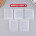 5-Pack GBA GBC Transparent Game Cartridge Cases – Dustproof Game Cartridge Case HIP A1