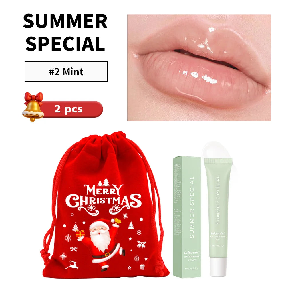 5 Colors Hydrating Lip Stain Lip Balm Plumping Lip Oil Glossy Lip Glaze Stick Moisturizing Lip Cosmetic Christmas Gift For Women HIP 2 Mint
