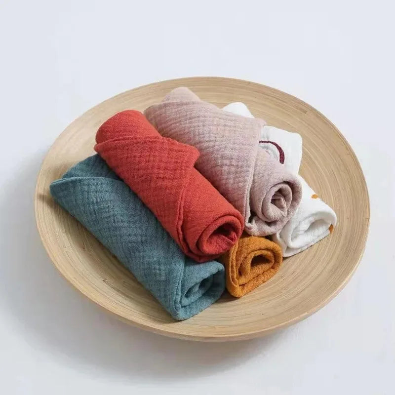 Baby Muslin Washcloths – Soft Cotton Face Towels for Newborns Baby Muslin Washcloths HIP