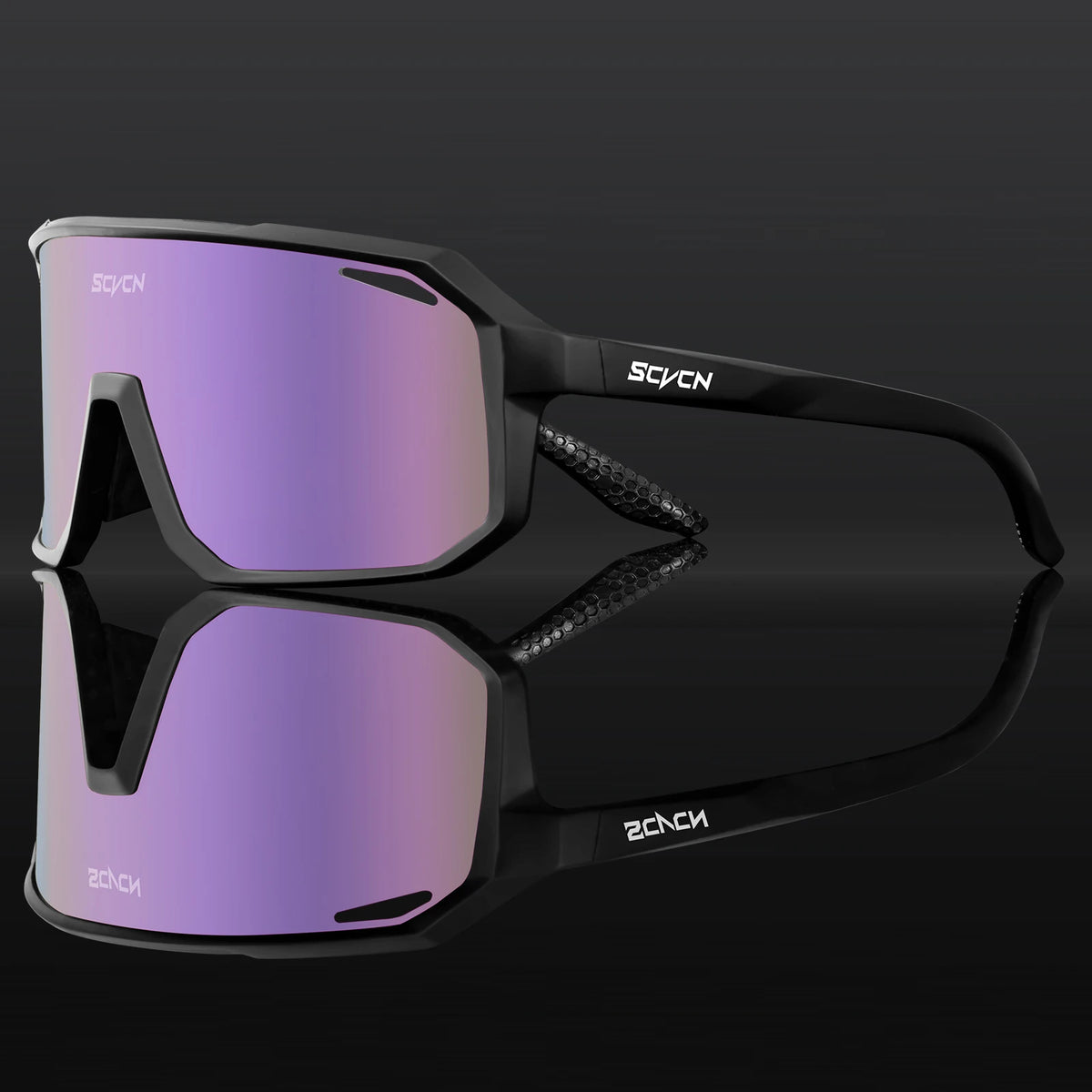 SCVCN UV400 Cycling Sunglasses – Unisex Sports Eyewear Sports Cycling Sunglasses HIP DZ-S62-B-40 1lens-no box