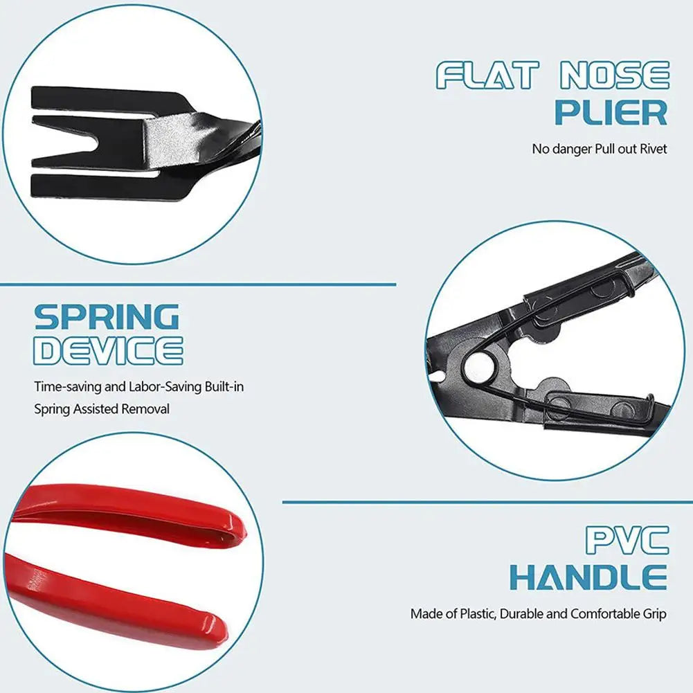 1PCS Car Clip Pliers Tool Panel Clip Pliers Set Fastener Remover Auto Retainer Clip Trim Rivet Removal Tool Auto Door Car Tool HIP