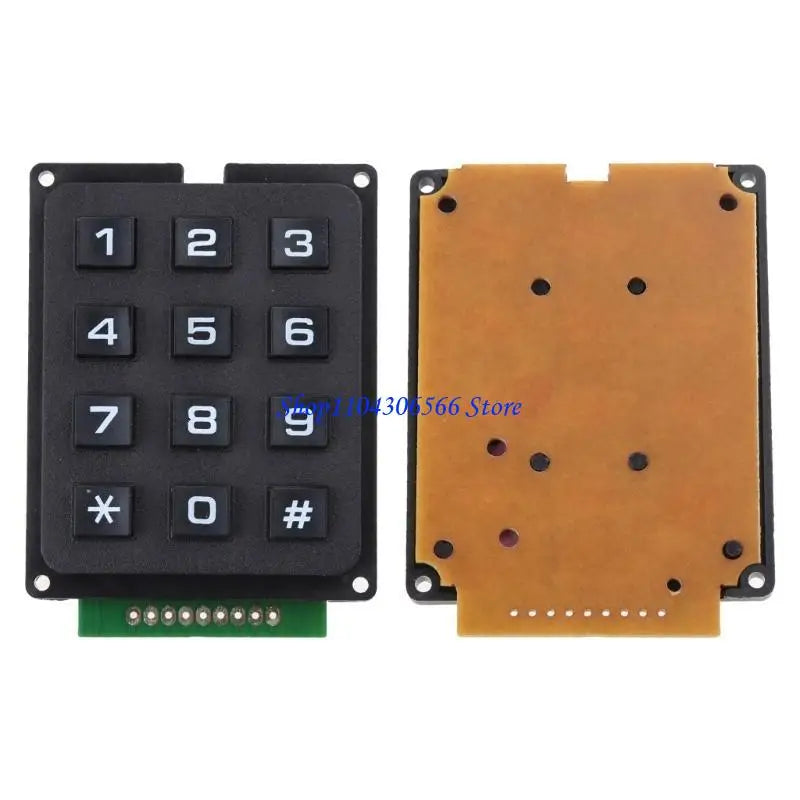 12-Button 4x3 Matrix Membrane Keypad for DIY Electronics Matrix Membrane Keypad HIP