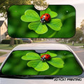 Ladybug Clover Car Windshield Sunshade – Universal Fit Car Windshield Sunshade HIP 1-S
