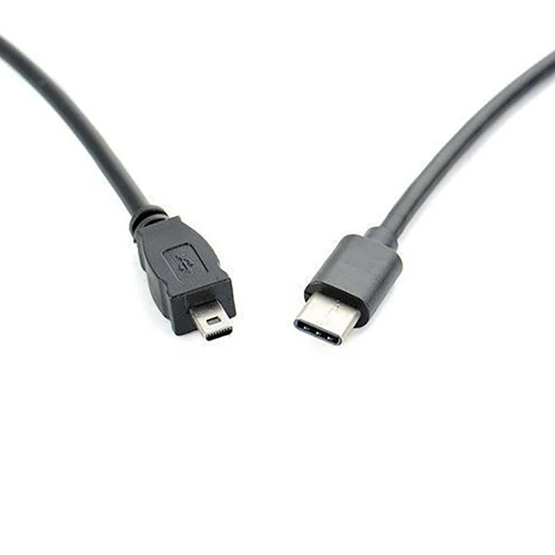 USB-C to Mini 8-Pin OTG Cable – Camera Data Transfer Android OTG Camera Cable HIP 0.3m