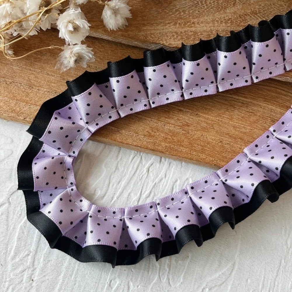 2M Pleated Ribbon Ruffle Trim – DIY Sewing Lolita Craft Ribbon Sewing Trim HIP