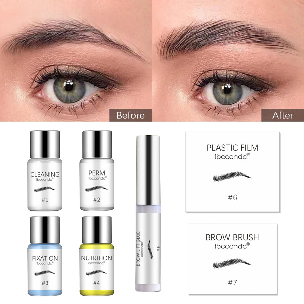Brow Lamination Kit Semi-permanent Brow Lift Extension Kit Brow Lash Lift Brow Lamination Eyelash Lifting Perming Lashes Makeup HIP