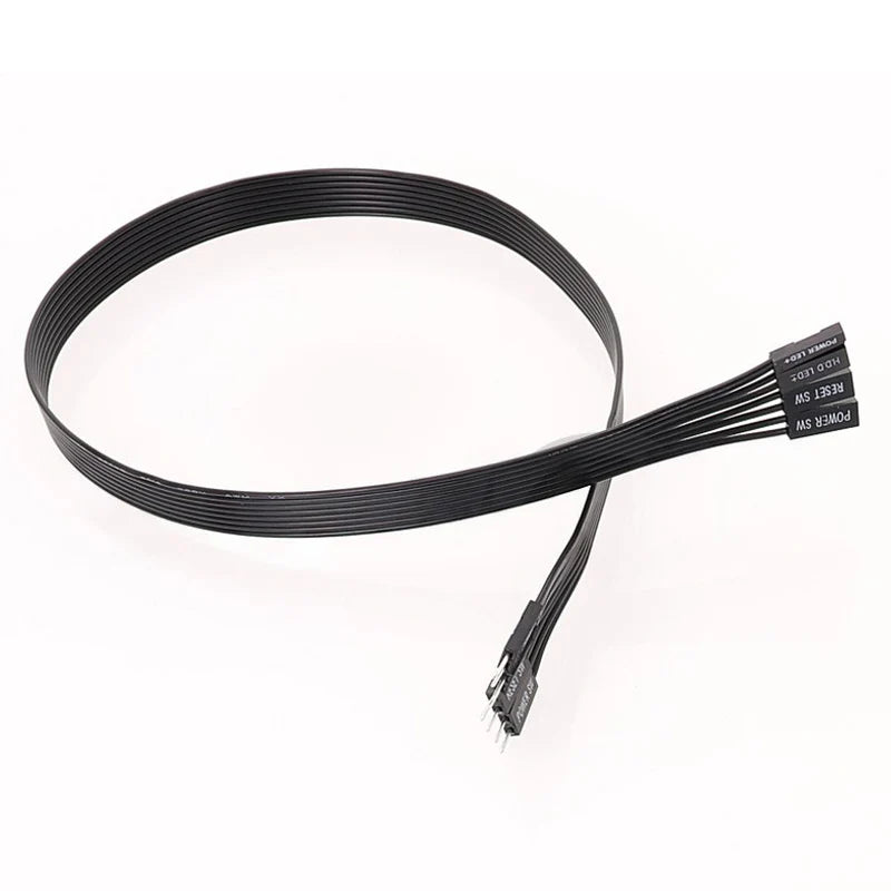 PC Motherboard Switch Cable HDD LED Power Reset PLED 20cm 20AWG Motherboard Switch Cable HIP