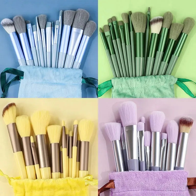 RUZOFO 13-Piece Makeup Brush Set – Blend, Contour & Glow Makeup Brush Set HIP