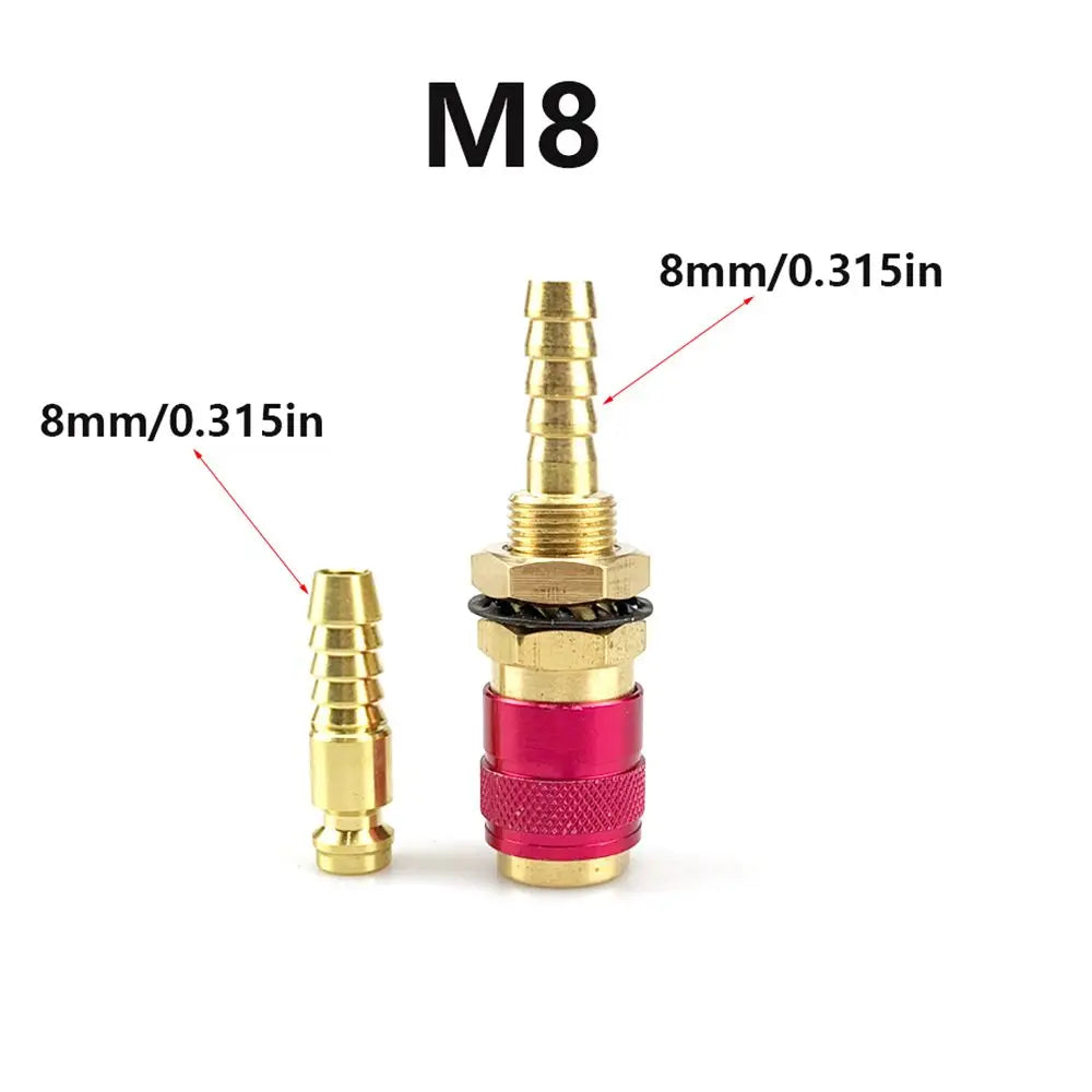 M6 M8 Water Cooled Quick Connector for MIG TIG Welder Torch Welding Connector Adapter HIP