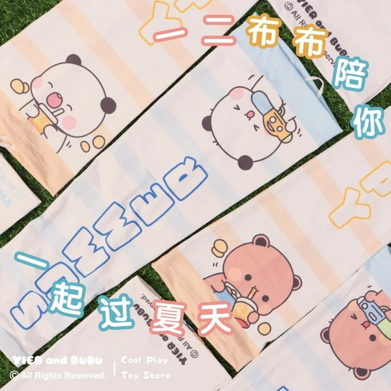 Bubu & Dudu Panda Ice Silk Sun Sleeve Covers | Anime Cosplay Arm Sleeves HIP