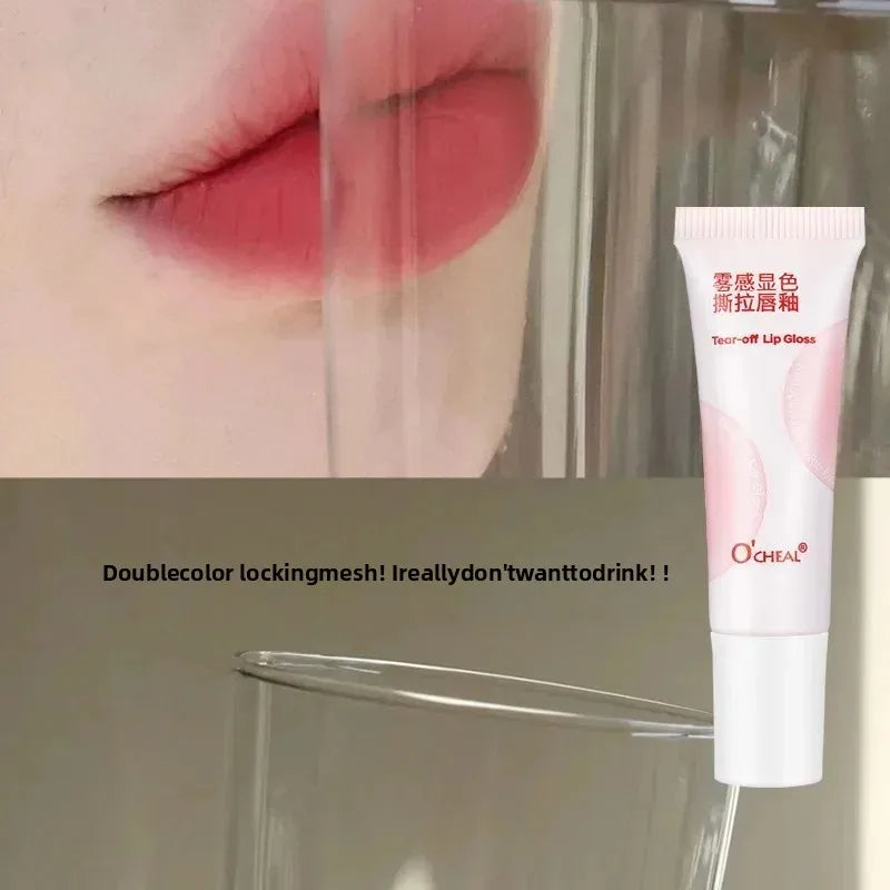 OCHEAL Peel-Off Liquid Lip Stain – Matte, Waterproof, 24H Peel-Off Lip Stain HIP