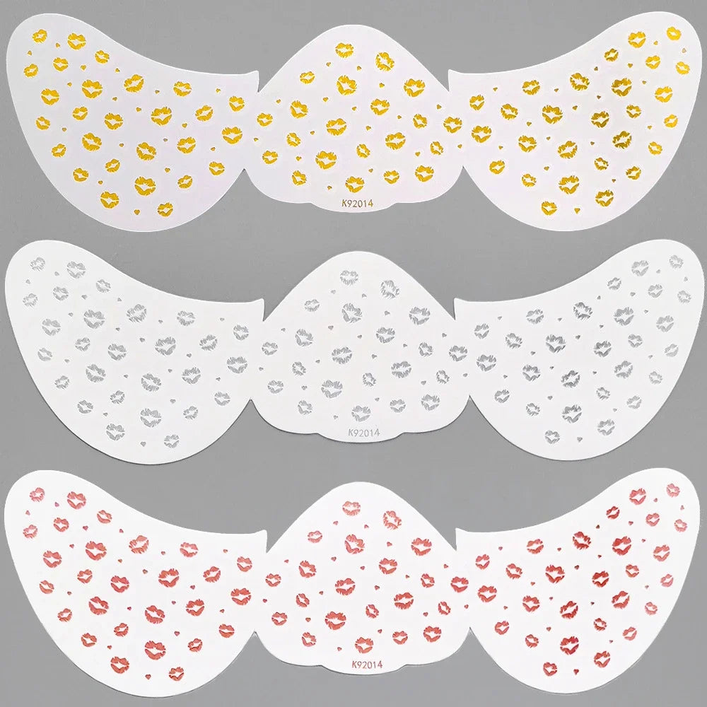 3Pc Metallic Freckles Makeup Patches Waterproof Temporary Tattoo Stickers for Christmas Face Makeup Stars Snowflake Fake Freckle HIP 14-Mix-3Pc