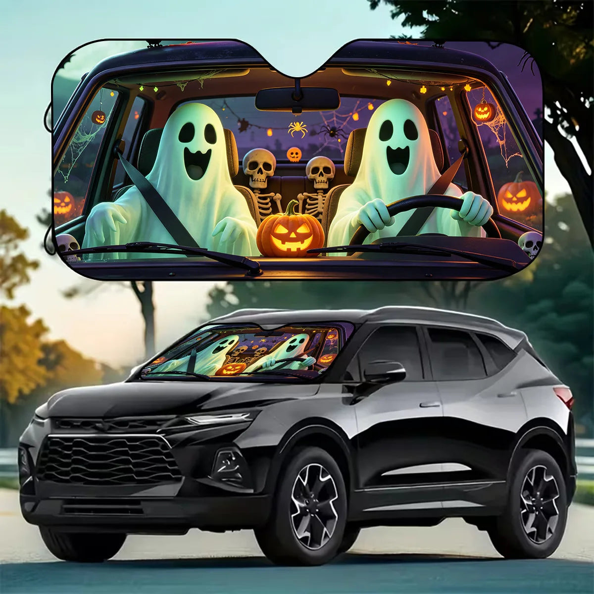 Foldable Car Windshield Sunshade with Suction Cups Car Windshield Sunshade HIP