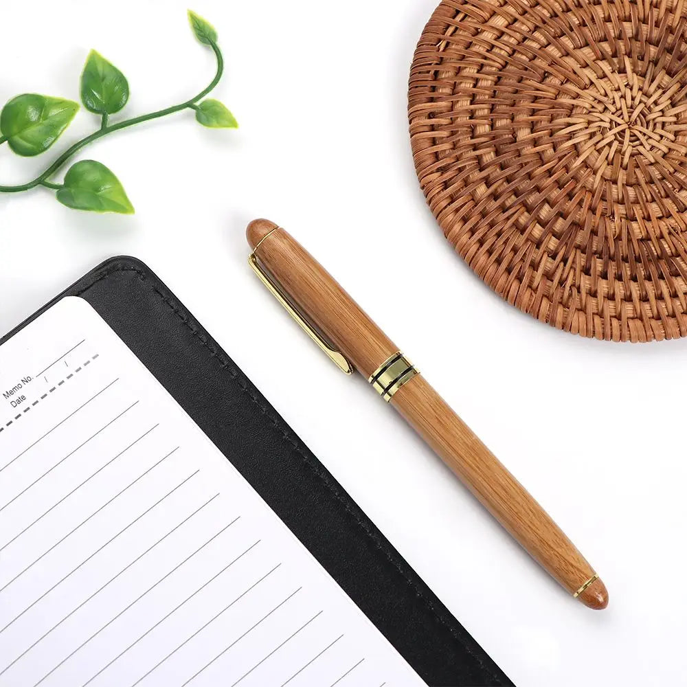 Bamboo Calligraphy Fountain Pen – Chisel Stub Nib 0.7–3mm Calligraphy Fountain Pen HIP