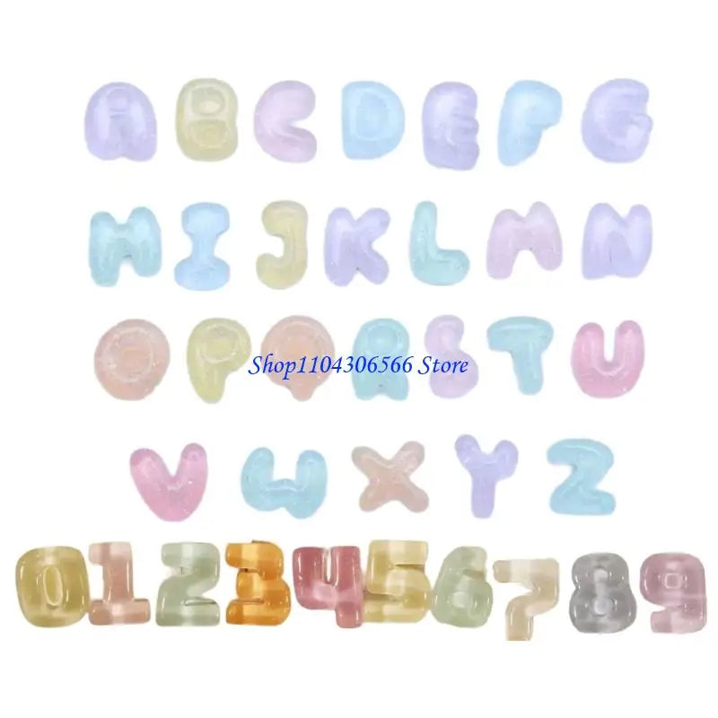 Resin Keyboard Keycap Stickers – 26 Letters & 10 Numbers Keyboard Keycap Stickers HIP
