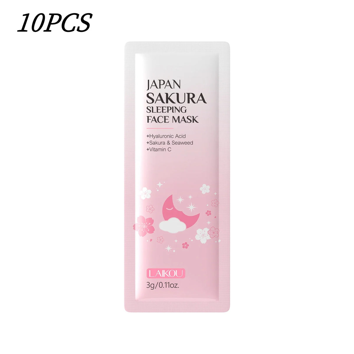 LAIKOU Sakura Overnight Sleeping Mask – Hydrating & Brightening Overnight Sleeping Mask HIP 01