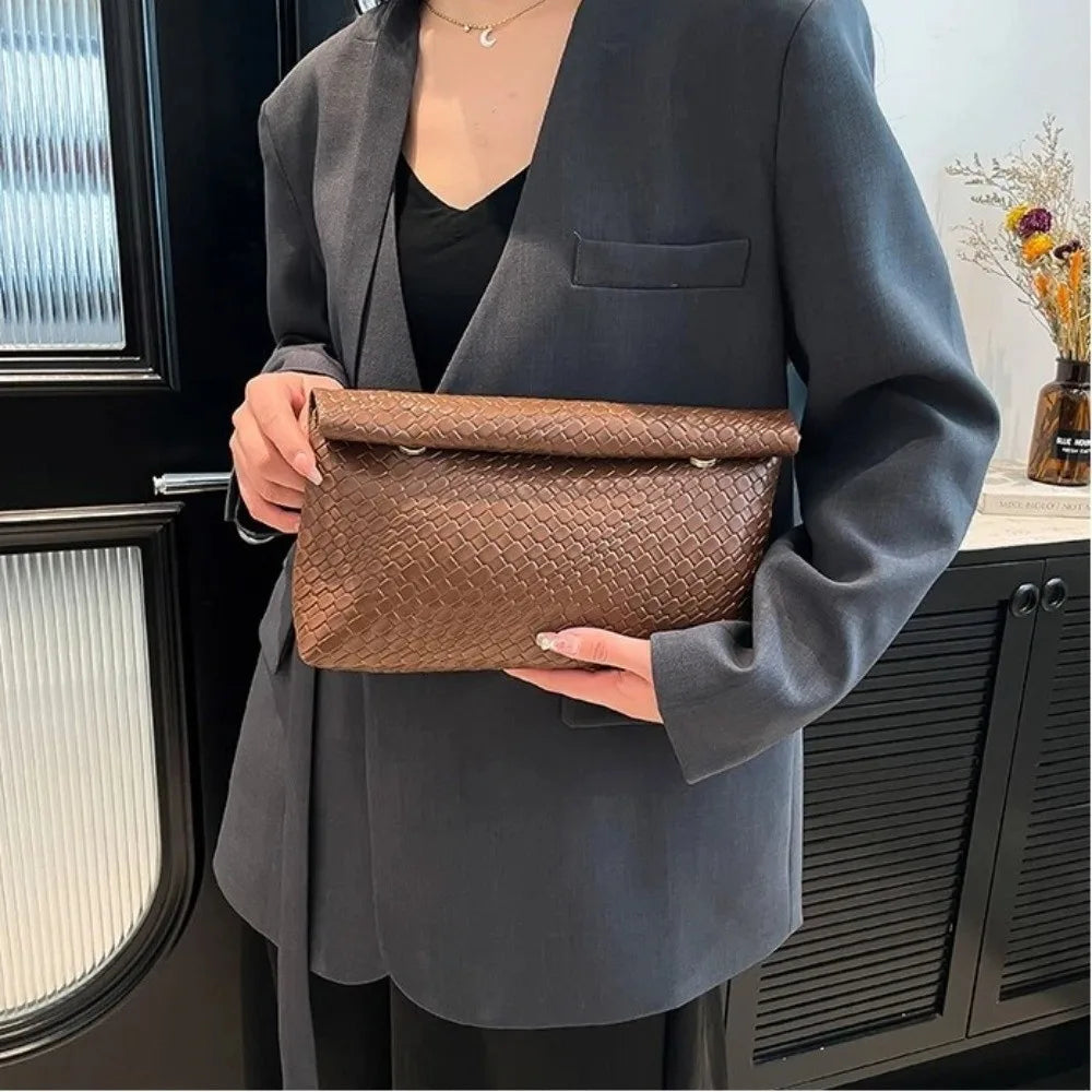 Women's Stone Pattern Clutch Bag – Elegant Buckle Evening Purse Women's Clutch Bag HIP