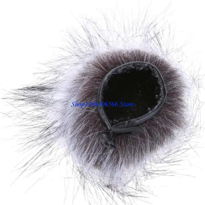 Furry Windscreen Muff Cover for H1N Voice Recorder Mic Microphone Windscreen HIP