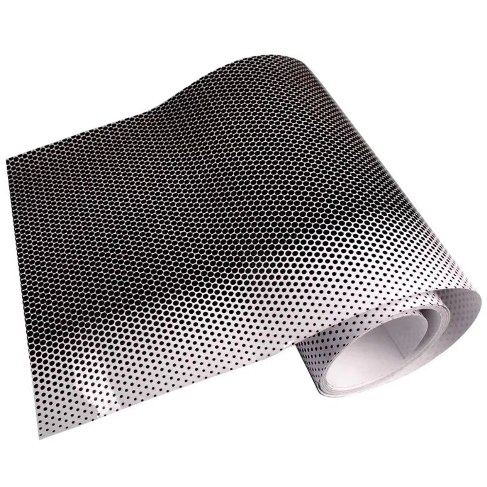 Black Perforated Vinyl Window Tint Film – 1M Car Sunshade Car Window Tint Film HIP
