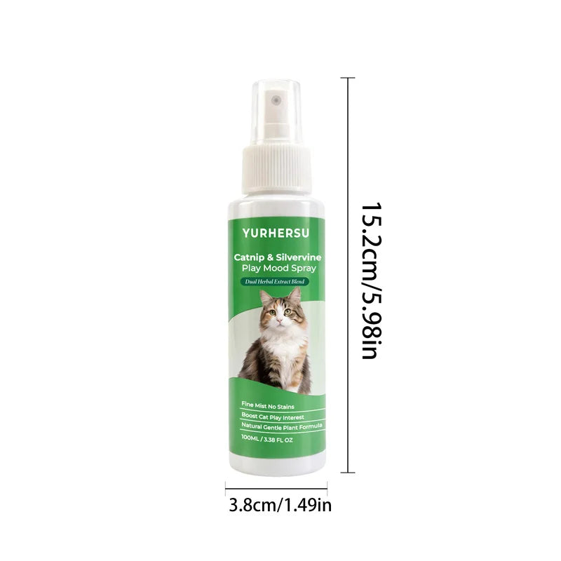 Catnip Spray for Cats & Dogs – Liquid Catnip Attractant Pet Catnip Spray HIP