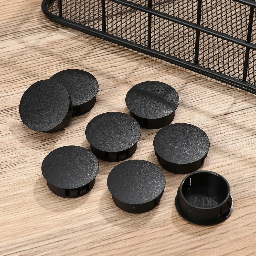 8-Pack Round Plastic Hole Plugs – Floor & Furniture Caps Furniture Hole Plug Caps HIP