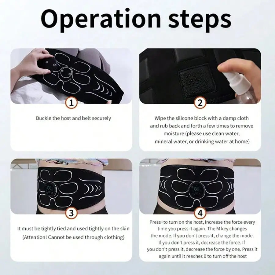 EMS Abdominal Muscle Stimulator & Toning Belt | HIP EMS Toning Belt HIP