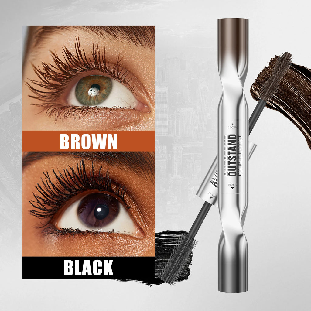Hello Kiss 4D Double-Ended Mascara – Volumizing & Waterproof Volumizing Mascara HIP 9807