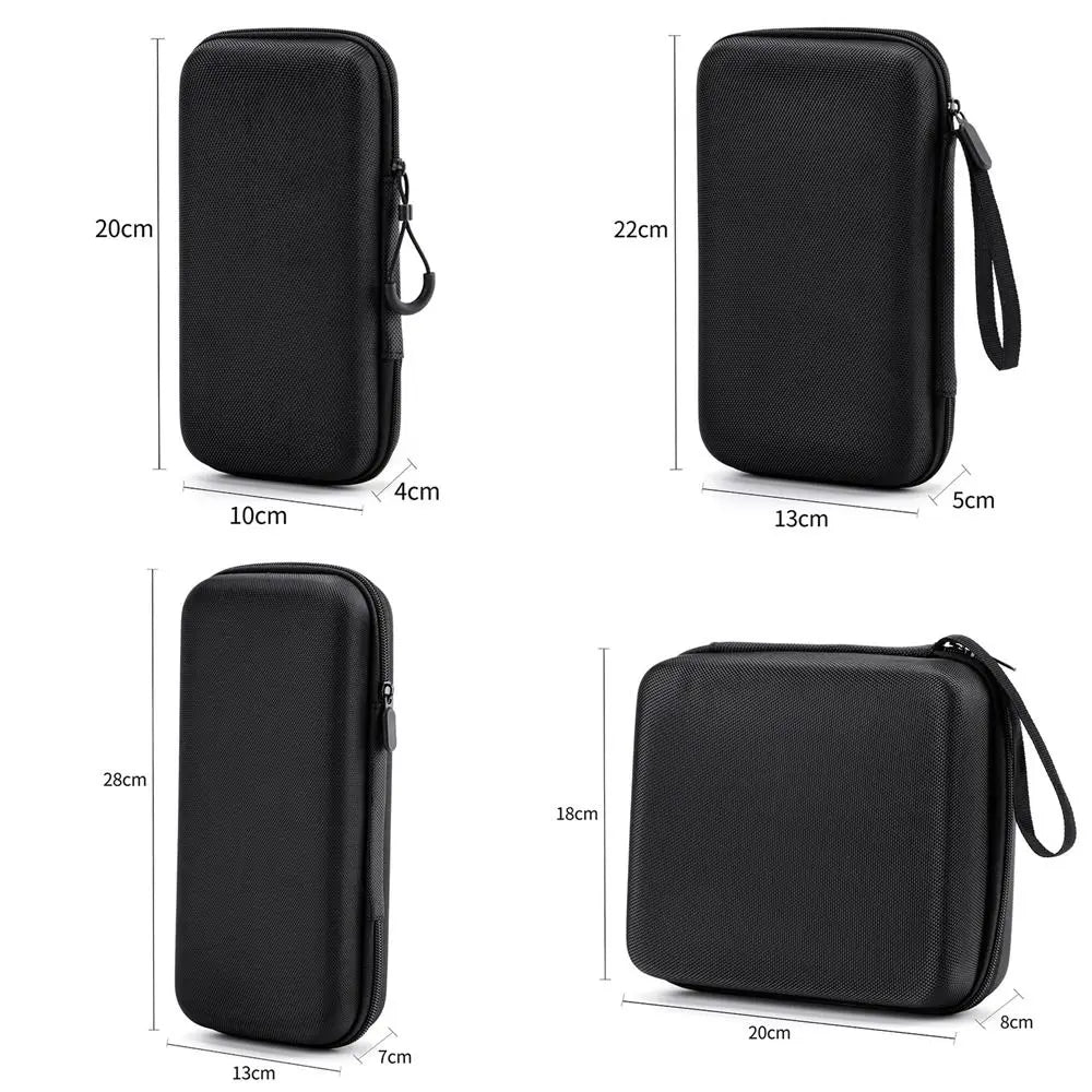 Hard Shell EVA Storage Box – Portable Zipper Earphone Case EVA Storage Case HIP