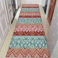 Boho Aztec Runner Rug – Non-Slip Washable Tribal Floor Mat Runner Rug HIP 2 40x120cm-Felt