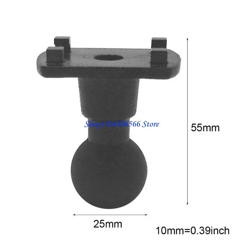 4-Hole Rubber Ball Adapter Plate for 25mm Head Mount Systems Camera Mount Adapter HIP
