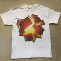 Aesthetic Goth Streetwear Grunge Vintage Women Letter Print Casual Short Sleeve Y2k Clothes T-Shirt Emo Girl 2000s Tops Baby Tee HIP QL1832A-White XXL