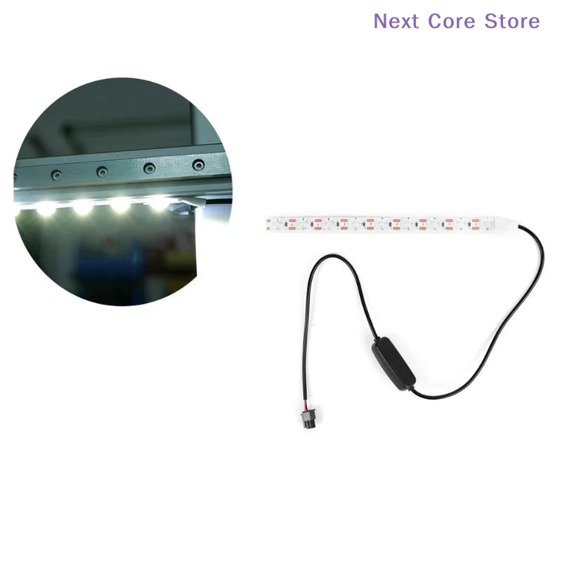 LED Light Strip for Bambu Lab A1 & A1 Mini – Ra95 24V White 3D Printer LED Strip HIP