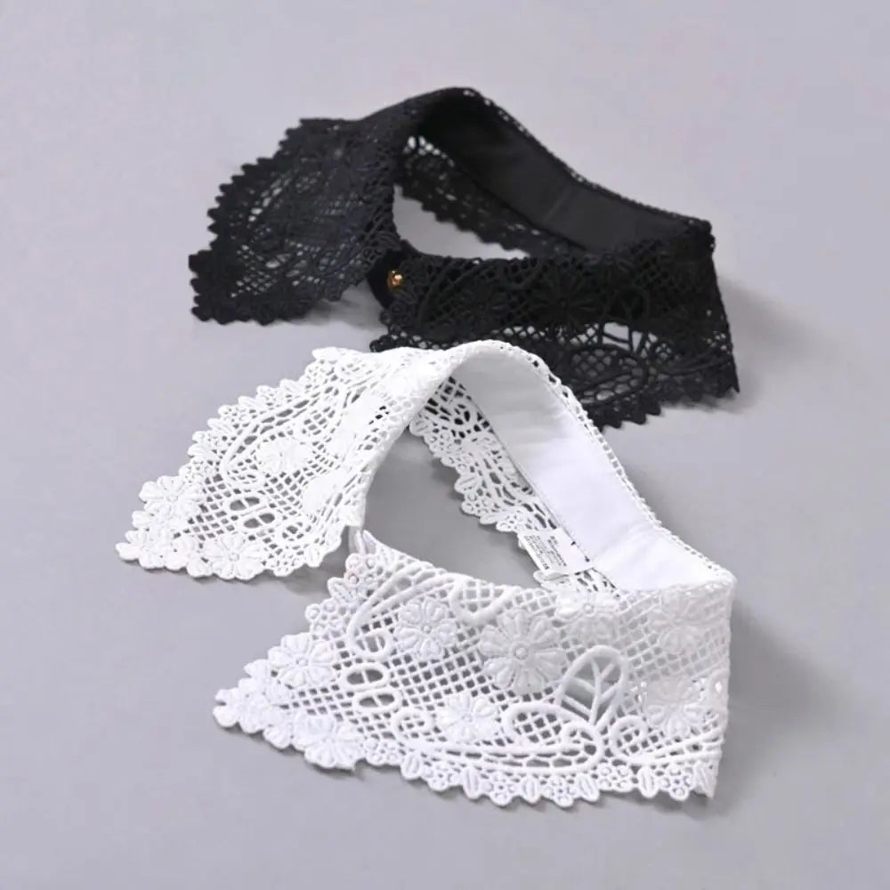 Lace Floral Detachable Collar – Women's Wedding Accessory Detachable Lace Collar HIP