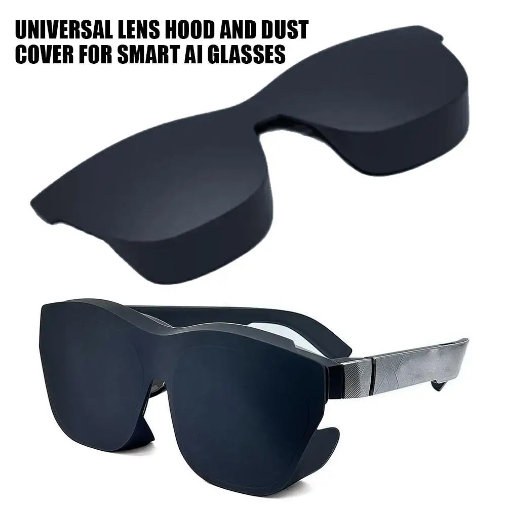 AI VR Glasses Lens Cover Dustproof Anti Scratch Protector Cap Headset Accessories Black Silicone Shade Mask Cover HIP