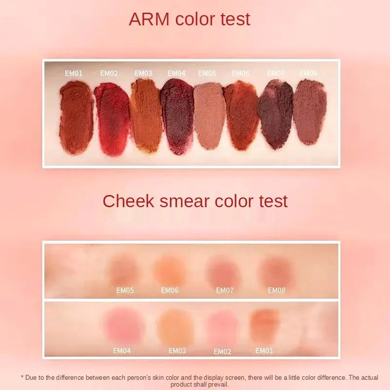 Matte Lip Glaze Dual-Purpose Blush Lipstick – Long-Lasting Matte Lip Glaze HIP