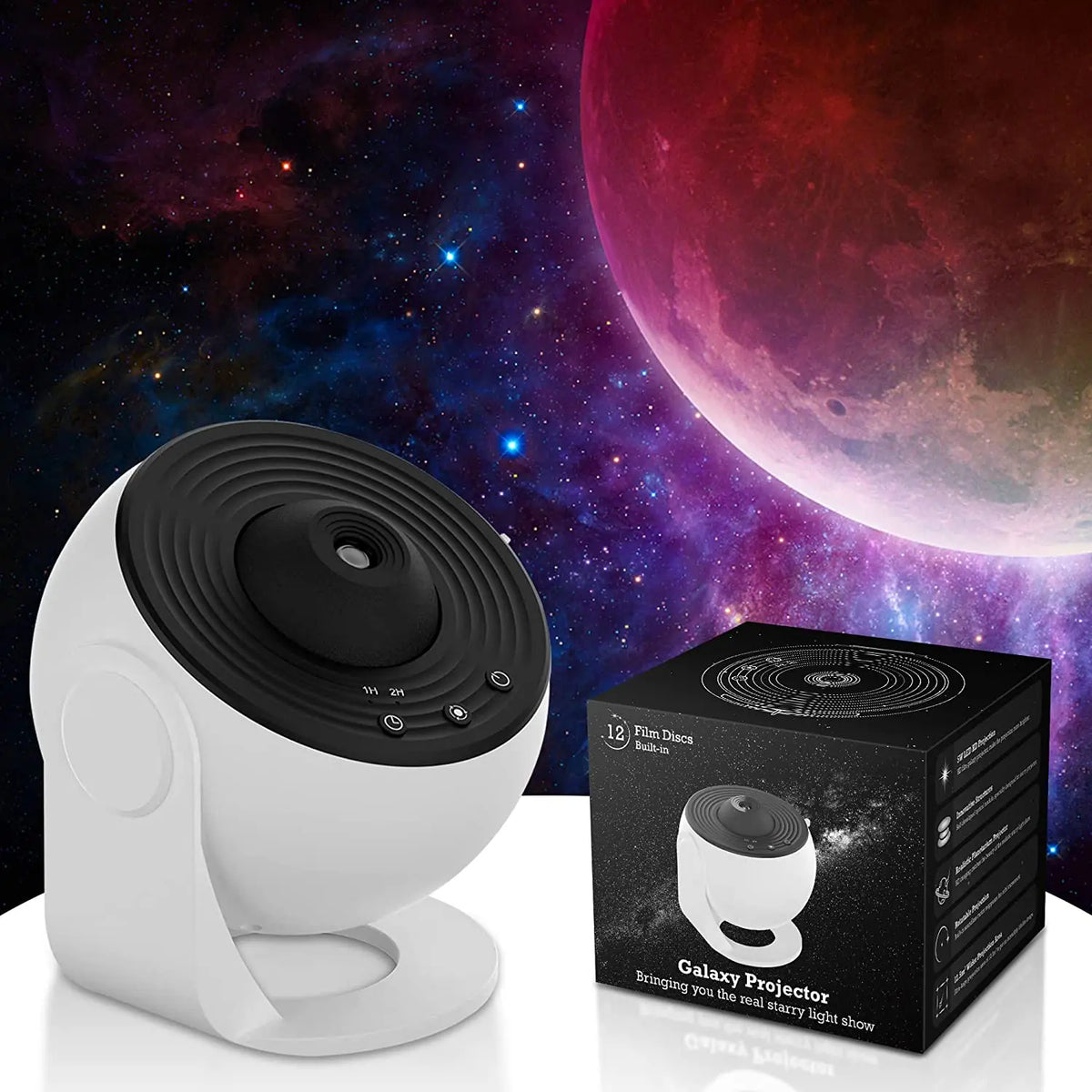 13 in 1 Star Projector, Planetarium Galaxy Projector for Bedroom, Aurora Projector, Night Light Projector for Kids Adults HIP Blue USB Plug