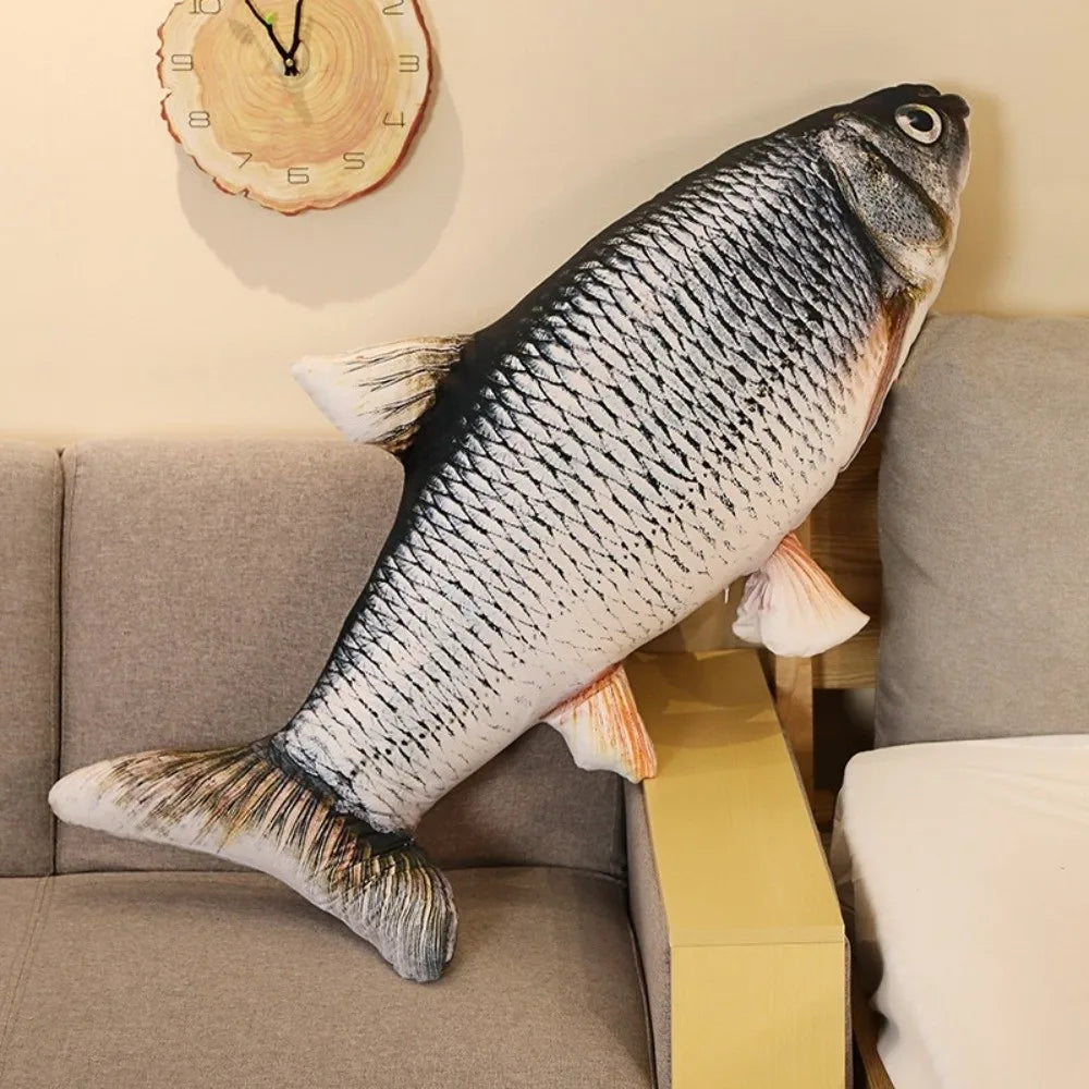 3D Realistic Fish Plush Toy Pillow – Soft Stuffed Cushion Fish Plush Pillow HIP