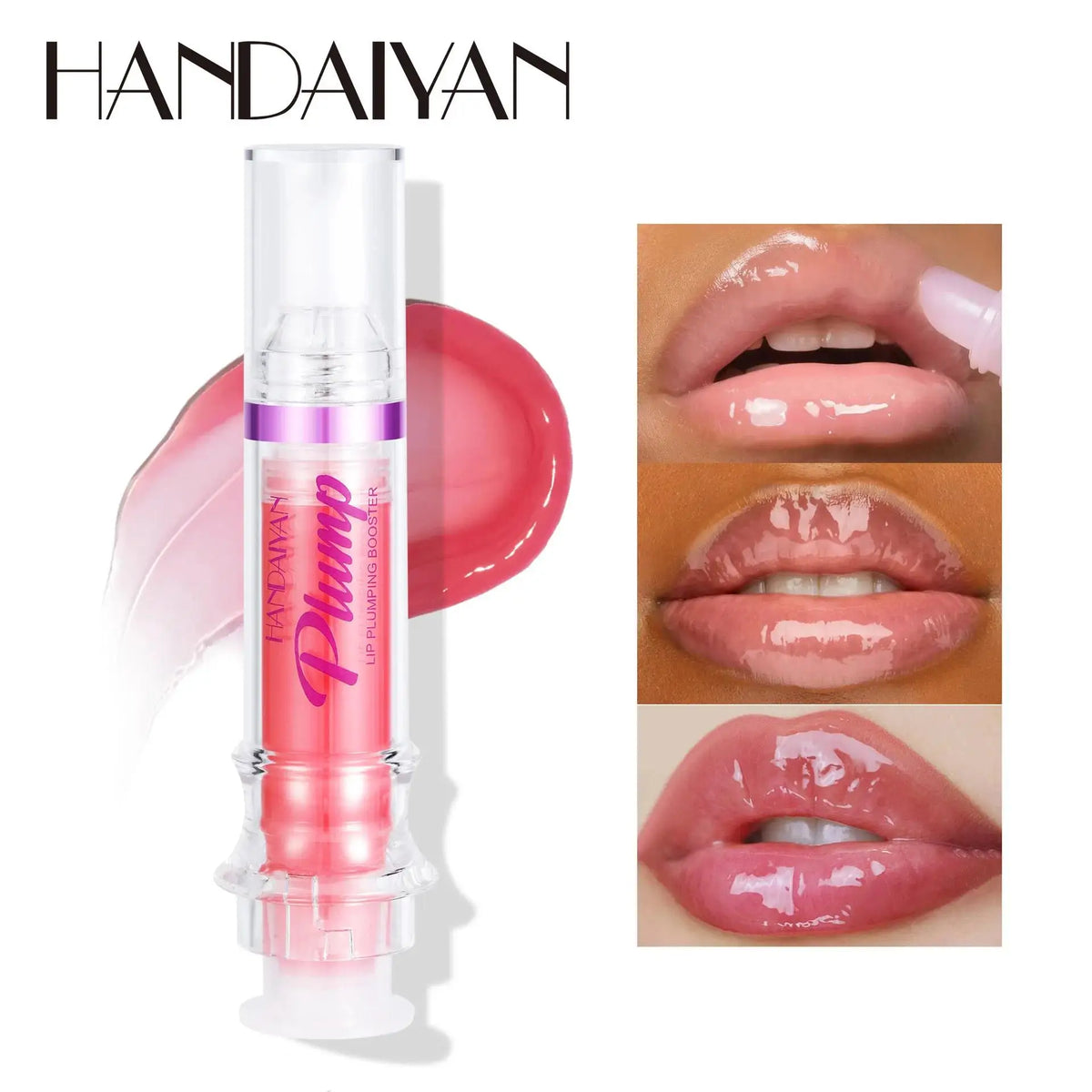 Handayan 6-Color Lip Plumping Gloss Set – Honey Oil & Shine Lip Plumping Gloss HIP