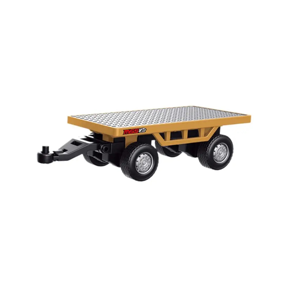 Forklift Friction Toy Vehicle Mini Engineering Remote Control Mini Rc Car 1:64 Desktop Alloy Simulation Interactive Children HIP flatbed cart