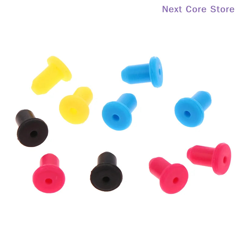 10-Pack 4mm Rubber Silicone Seal Plugs for Printer Ink Systems Printer Seal Plugs HIP
