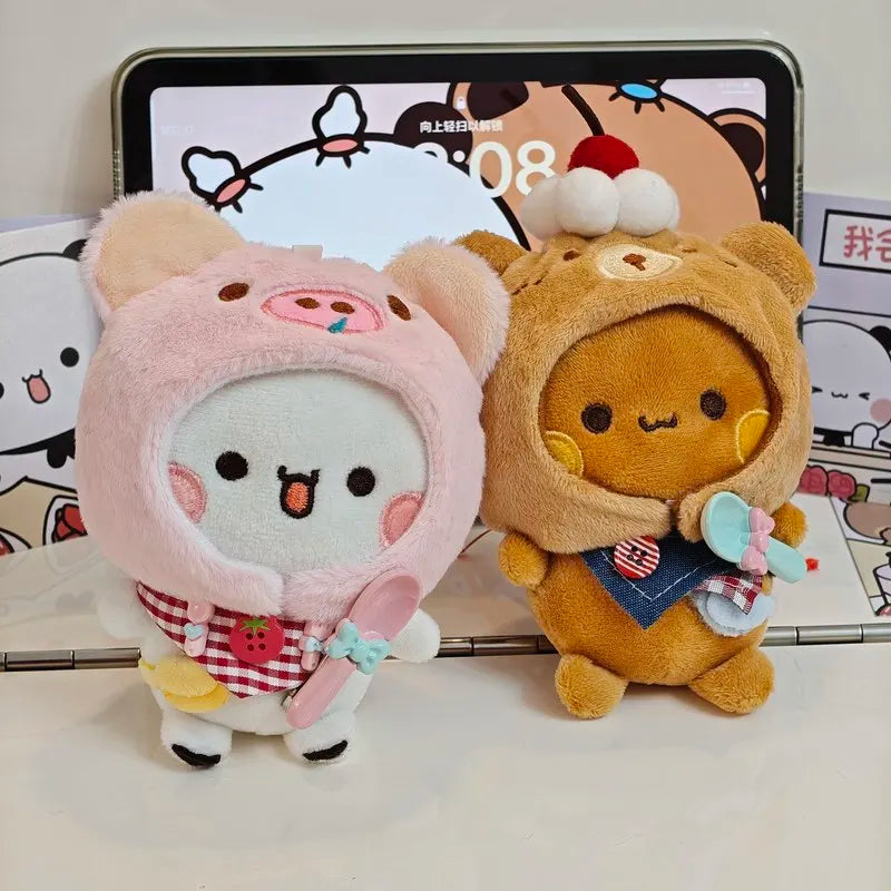 Bubu & Dudu 12cm Panda Plush Pendant Doll | Outfit Change Character Plush Doll HIP