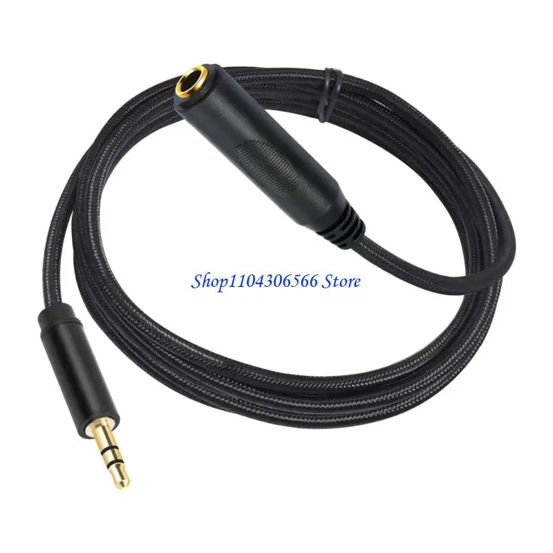 Braided 3.5mm to 6.35mm Stereo Audio Extension Cable Audio Extension Cable HIP
