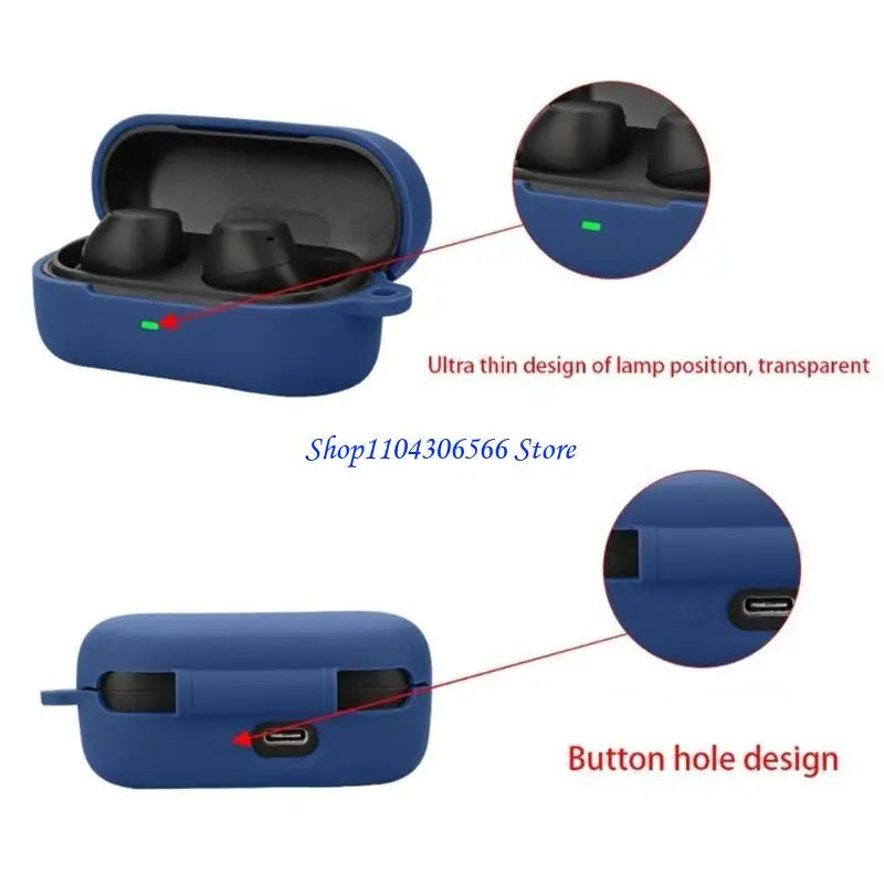 Silicone Case for Sony WF-C510 Wireless Earbuds – Shockproof Earbud Protective Case HIP