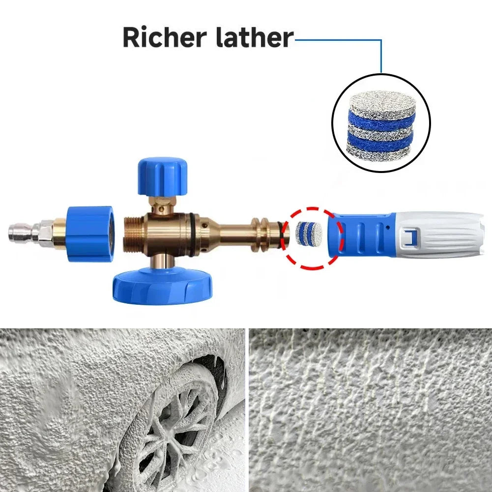 3/5 Layers Foam Cannon Orifice Nozzle Tips and Foam Maker Mesh Filter for High Pressure Washer Snow Foam Lance Parts 3000 PSI HIP